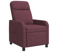 vidaXL Recliner Morado Tela
