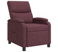 vidaXL Recliner Morado Tela