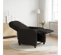 vidaXL Recliner Negro Bouclé