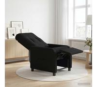 vidaXL Recliner Negro Tela
