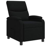 vidaXL Recliner Negro Tela