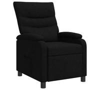 vidaXL Recliner Negro Tela