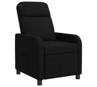 vidaXL Recliner Negro Tela