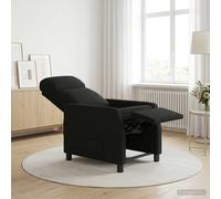 vidaXL Recliner Negro Tela