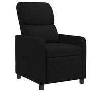vidaXL Recliner Negro Tela