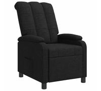 vidaXL Recliner Negro Tela