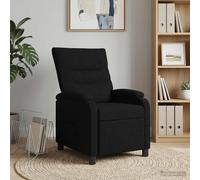 vidaXL Recliner Negro Tela
