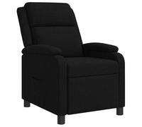 vidaXL Recliner Negro Tela