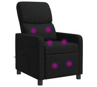 vidaXL Recliner Negro Tela