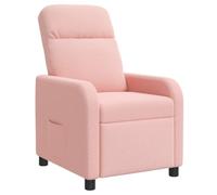 vidaXL Recliner Rosa Bouclé