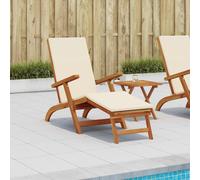vidaXL Recliner y tumbona plegable 55 x 146 x 91 cm
