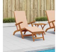 vidaXL Recliner y tumbona plegable 55 x 146 x 91 cm