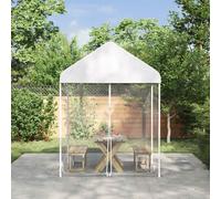 vidaXL Red contra mosquitos para gazebo 220 mesh Blanco 2 x 2 x 2 m