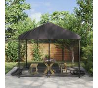 vidaXL Red contra mosquitos para gazebo 220 mesh Negro 4 x 3 x 2 cm