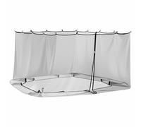 vidaXL Red contra mosquitos para gazebo 220 mesh Negro 4 x 3 x 2 cm