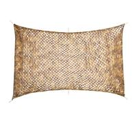 vidaXL Red de camuflaje con bolsa de almacenamiento arena 410x285 cm