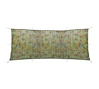 vidaXL Red de camuflaje con bolsa de almacenamiento verde 1,5x5 m