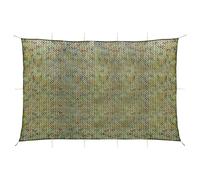vidaXL Red de camuflaje con bolsa de almacenamiento verde 4x7 m