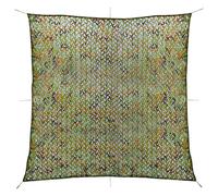 vidaXL Red de camuflaje con bolsa de almacenamiento verde 5x5 m