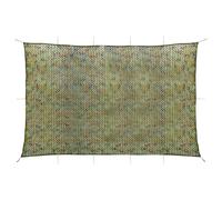 vidaXL Red de camuflaje con bolsa de almacenamiento verde 5x6 m