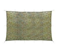 vidaXL Red de camuflaje con bolsa de almacenamiento verde 6x7 m