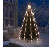 vidaXL Red de luces de árbol de Navidad 300 LEDs blanco frío 300 cm