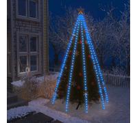 vidaXL Red de luces de árbol de Navidad 400 LEDs azul 400 cm