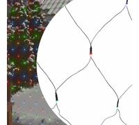 vidaXL Red de luces de Navidad 306 LED colores 3x3 m interior/exterior