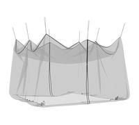 vidaXL Red de mosquitos de jardín Net 156, color negro, 4 x 4 x 2,5 m, poliéster,