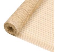 vidaXL Red de privacidad HDPE beige 1,5x25 m 75 g/m²