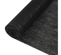 vidaXL Red de privacidad HDPE negro 1,8x50 m 195 g/m²