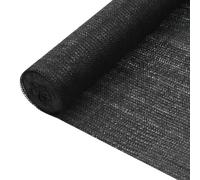 vidaXL Red de privacidad HDPE negro 1,8x50 m 75 g/m²