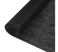 vidaXL Red de privacidad HDPE negro 2x10 m 150 g/m²