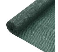 vidaXL Red de privacidad HDPE verde 1,2x10 m 75 g/m²