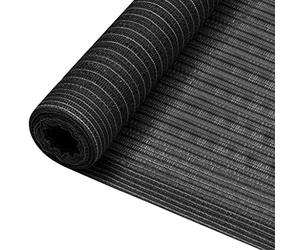 vidaXL Red de Privacidad Pantalla Balcón Jardín Patio Terraza Protector Solar Valla Malla Ocultación Toldo HDPE Gris Antracita 1x50 m 150 g/m²