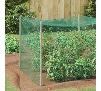 vidaXL Red de protección para aves Verde 2 x 5 m Polietileno