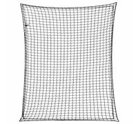 vidaXL Red de remolque con cuerda elástica PP negro 3x2,5 m