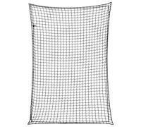 vidaXL Red de remolque con cuerda elástica PP negro 5x3,5 m