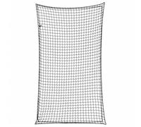vidaXL Red de remolque con cuerda elástica PP negro 6x3,5 m