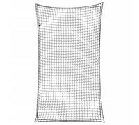 vidaXL Red de Remolque con Cuerda elástica PP Negro 6x3,5 m