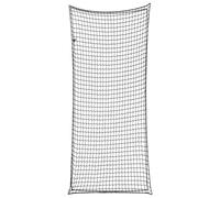 vidaXL Red de remolque con cuerda elástica PP negro 8x3,5 m