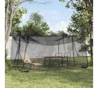 vidaXL Red para Mosquitos de Jardín 220 mesh Negro 3 x 4,5 x 2,5 m