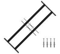 vidaXL Reja de Seguridad para Ventana 76 x 30 cm Acero Galvanizado