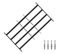 vidaXL Reja de Seguridad para Ventanas con 4 Barras Transversales