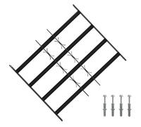 vidaXL Reja de Seguridad para Ventanas con 4 Barras Transversales