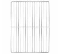 vidaXL Rejilla de parrilla Plateado 40 x 30 cm Acero inoxidable
