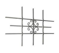vidaXL Rejilla de seguridad para ventana Acero galvanizado 69 x 114 cm