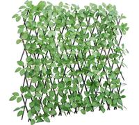 vidaXL: Rejilla decorativa con hiedra artificial, juego de 5 unidades, extensible, 180x65 cm
