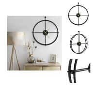 vidaXL Reloj de pared de 52 cm, hierro - Relojes de pared
