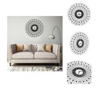 vidaXL Reloj de pared de metal, 43 cm, color - Relojes de pared